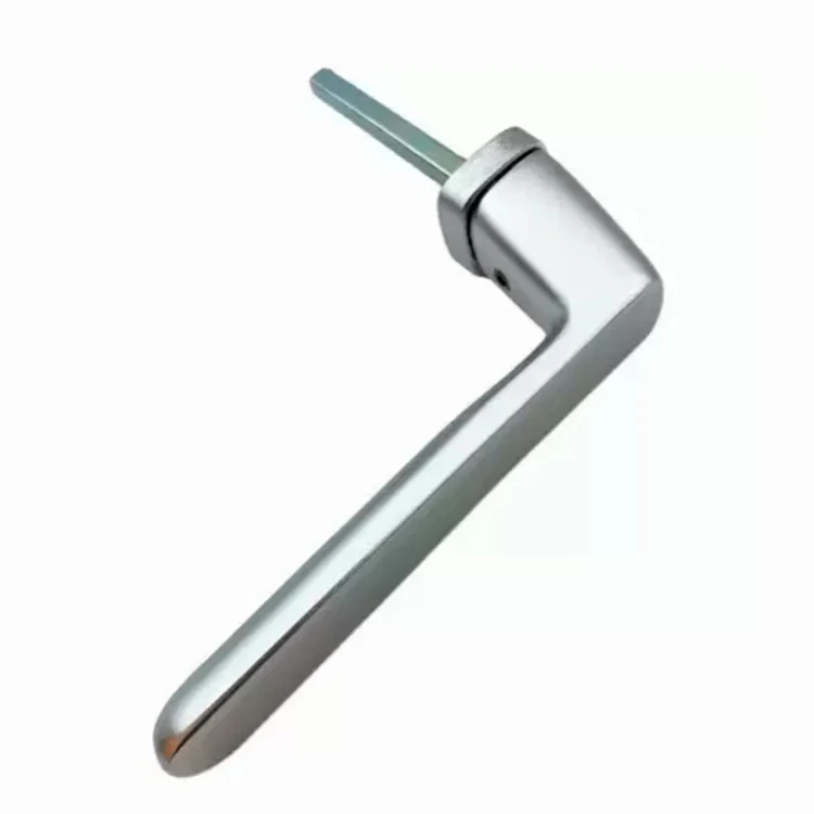 Aluminiozko haria, kasu integratutako leihoen heldulekua oinarririk gabe